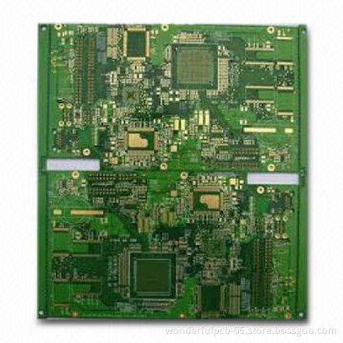 8-layer HDI PCB with 2BGA ENIG Finish and 38.5 x 45.24mm Unit Size for Mobile